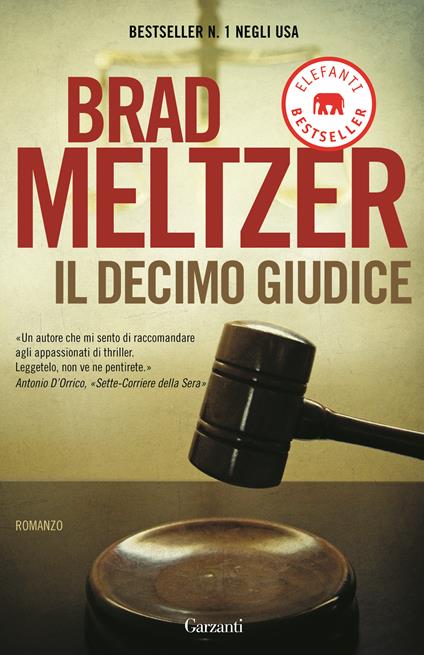 Il decimo giudice - Brad Meltzer - copertina