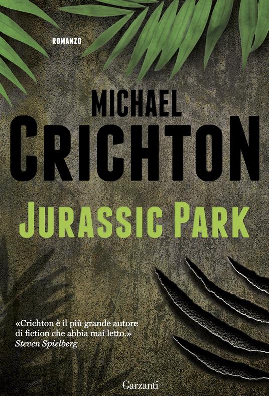 Jurassic park - Michael Crichton - copertina