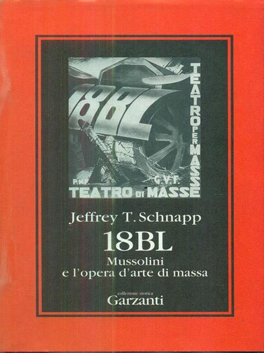 18 BL. Mussolini e l'opera d'arte di massa - Jeffrey T. Schnapp - copertina
