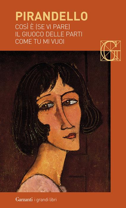 Così è (se vi pare)-Il giuoco delle parti-Come tu mi vuoi - Luigi Pirandello - copertina