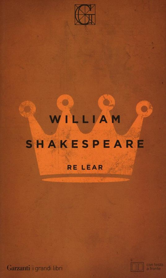 Re Lear. Testo inglese a fronte - William Shakespeare - copertina