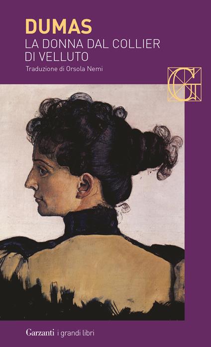La donna dal collier di velluto - Alexandre Dumas - copertina