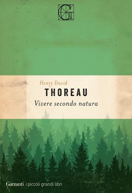 Vivere secondo natura - Henry David Thoreau - copertina