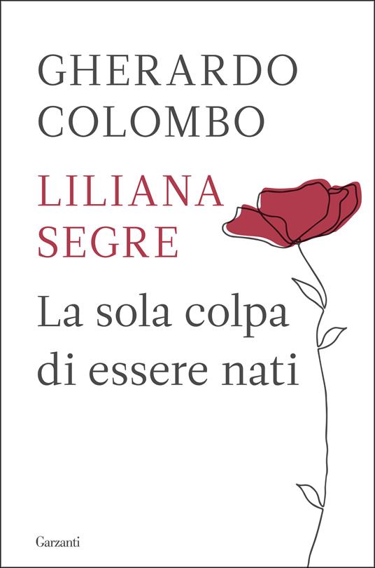 La sola colpa di essere nati - Gherardo Colombo,Liliana Segre - copertina