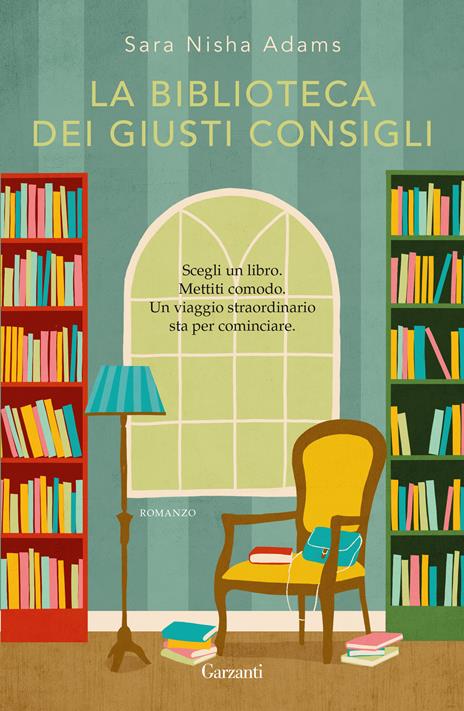 La biblioteca dei giusti consigli - Sara Nisha Adams - copertina