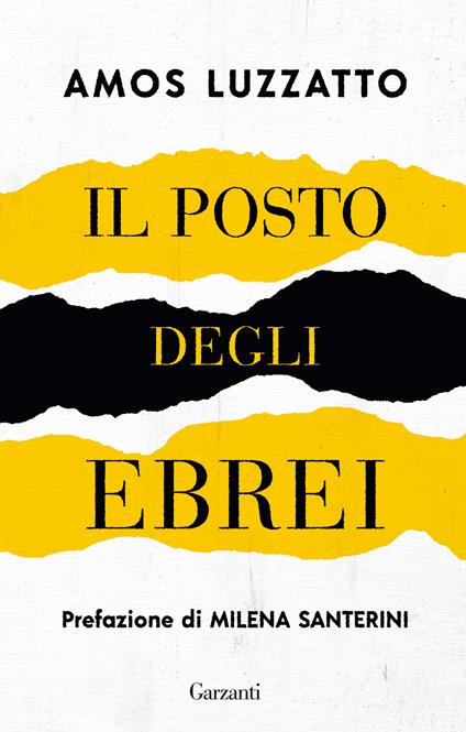 Il posto degli ebrei - Amos Luzzatto - copertina