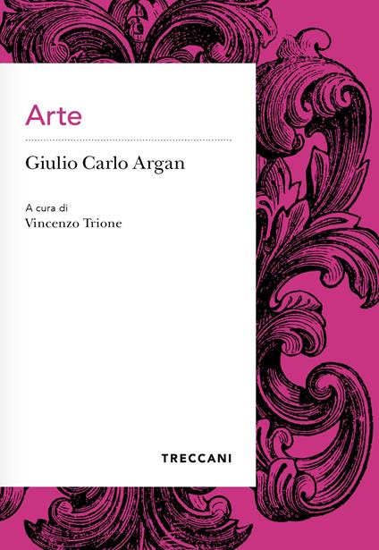 Arte - Giulio Carlo Argan - copertina