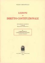 Lezioni di diritto costituzionale. Vol. 2/1: L'Ordinamento costituzionale italiano