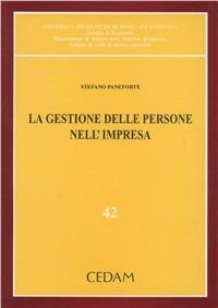 La gestione delle persone nell'impresa - Stefano Paneforte - copertina