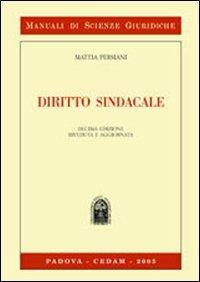 Diritto sindacale - Mattia Persiani - copertina