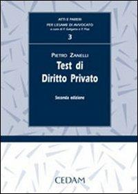 Test di diritto privato - Pietro Zanelli - copertina