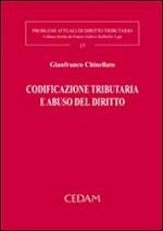 Codificazione tributaria e abuso del diritto