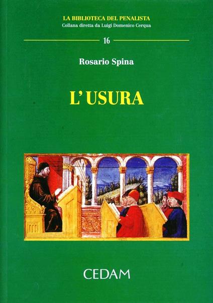 L'usura - Rosario Spina - copertina