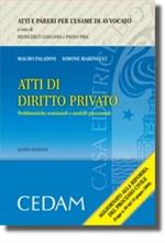 Atti di diritto privato. Problematiche sostanziali e modelli processuali