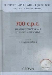700 c.p.c. Strategie processuali ed ambiti applicativi. Con CD-ROM - copertina