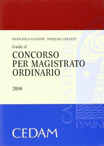Guida al concorso per magistrato ordinario - copertina