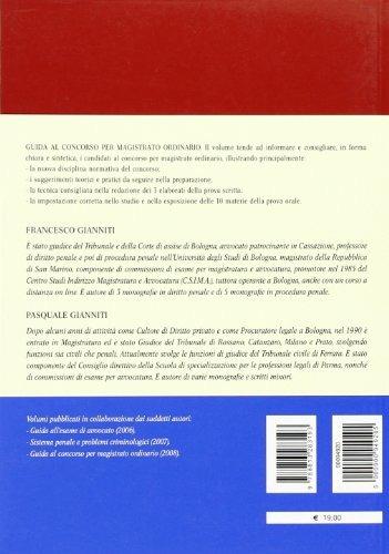Guida al concorso per magistrato ordinario - 2