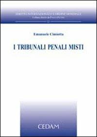 I tribunali penali misti - Emanuele Cimiotta - copertina