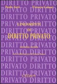 Lineamenti di diritto privato - Paolo Zatti,Vittorio Colussi - copertina