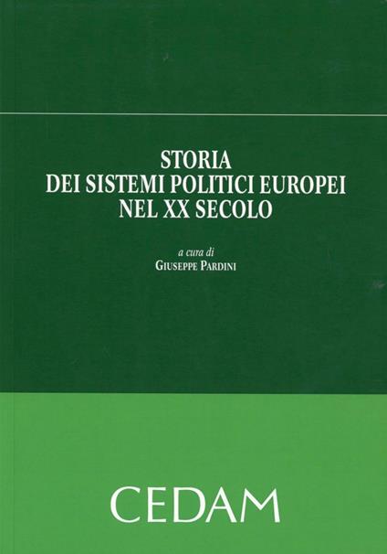 Storia dei sistemi politici europei nel XX secolo - copertina