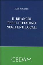 Il bilancio per il cittadino negli enti locali