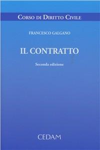 Il contratto - Francesco Galgano - copertina