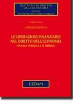 Le operazioni finanziarie nel diritto dell'economia