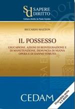 Il possesso. Usucapione, azioni di reintegrazione e di manutenzione, denuncia di nuova opera e di danno temuto