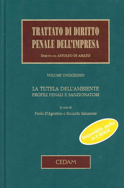 La tutela dell'ambiente. Profili penali e sanzionatori - copertina