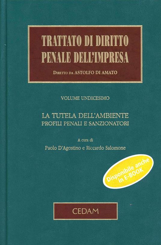 La tutela dell'ambiente. Profili penali e sanzionatori - copertina