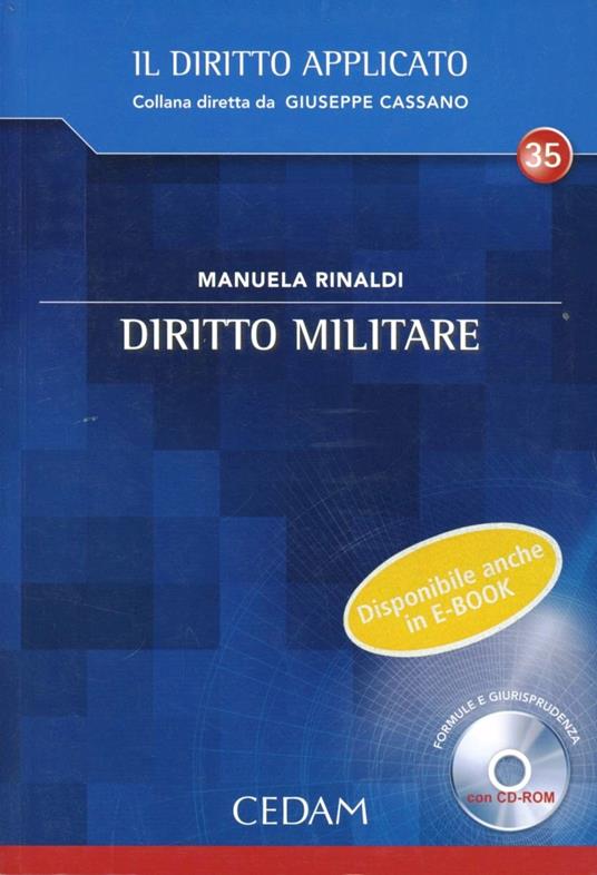 Diritto militare. Con CD-ROM - Manuela Rinaldi - copertina