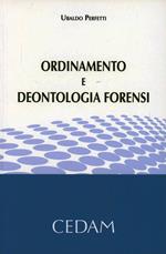Ordinamento e deontologia forensi
