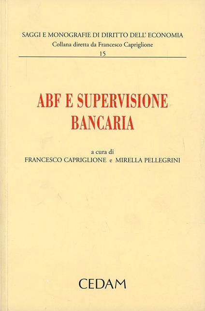 ABF e supervisione bancaria - copertina