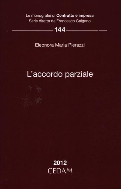 L'accordo parziale - Eleonora M. Pierazzi - copertina