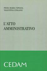 L'atto amministrativo