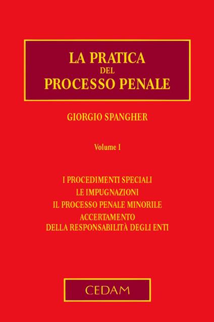 La pratica del processo penale. Vol. 1 - Giorgio Spangher - ebook