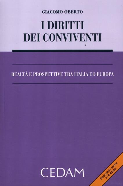 I diritti dei conviventi. Realtà e prospettive tra Italia ed Europa - Giacomo Oberto - copertina