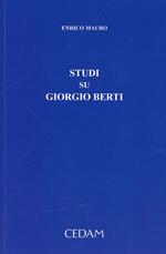 Studi su Giorgio Berti