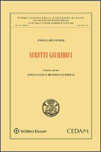 Scritti giuridici - Andrea Belvedere - copertina