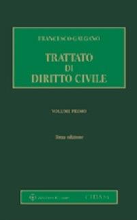 Trattato di diritto civile. Vol. 1 - Francesco Galgano - copertina