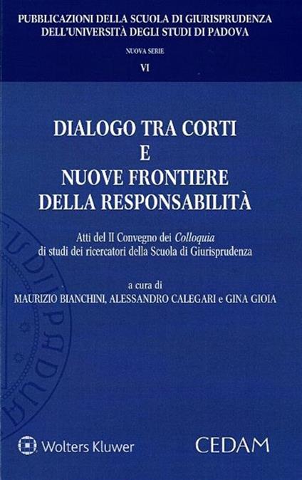 Dialogo tra corti e nuove frontiere della responsabilità - copertina