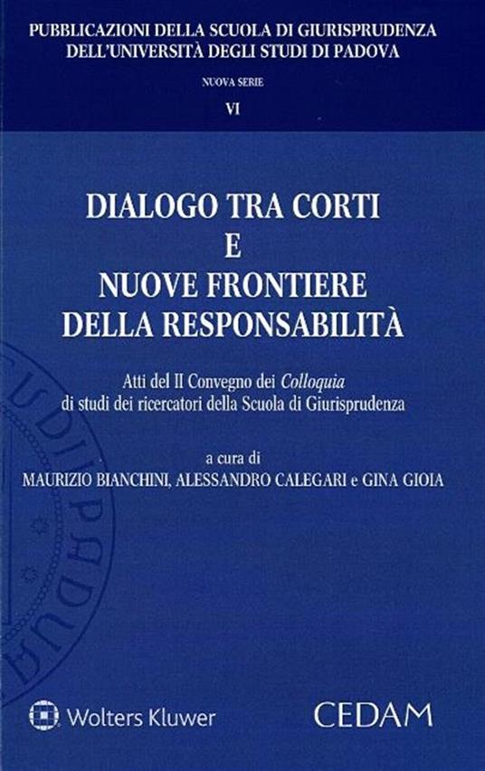 Dialogo tra corti e nuove frontiere della responsabilità - copertina