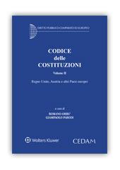 Codice delle Costituzioni. Vol. 2: Regno Unito, Austria e altri paesi europei - copertina