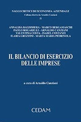 Il bilancio d'esercizio delle imprese - Canziani - copertina