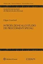 Introduzione allo studio dei procedimenti speciali