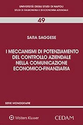 I meccanismi di potenziamento del controllo aziendale nella comunicazione economico-finanziaria - Sara Saggese - copertina