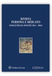 Persona e mercato. Saggi delle annate 2014-2016 - copertina