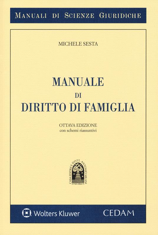 Manuale di diritto di famiglia - Michele Sesta - copertina