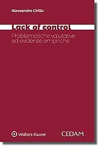 Lack of control. Problematiche valutative ed evidenze empiriche - Alessandro Cirillo - copertina