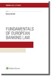 Fundamentals of european banking law - Matteo De Poli - copertina